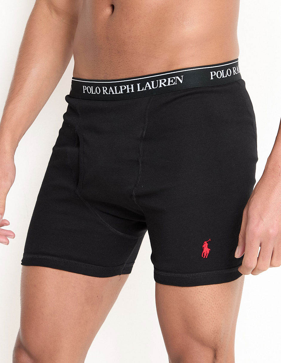Set bóxer brief Polo Ralph Lauren de algodón para hombre 3 piezas