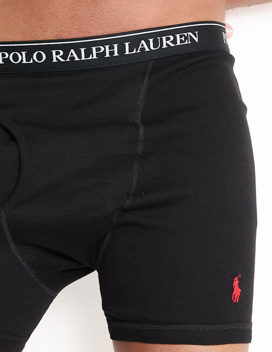 Set bóxer brief Polo Ralph Lauren de algodón para hombre 3 piezas