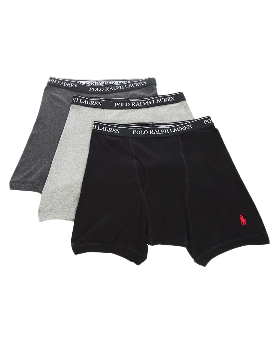 Set bóxer brief Polo Ralph Lauren de algodón para hombre 3 piezas