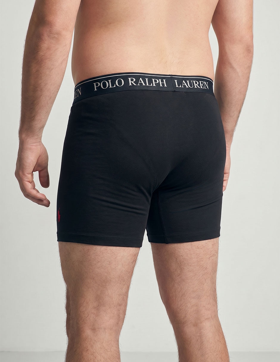 Set bóxer brief Polo Ralph Lauren de algodón para hombre 3 piezas