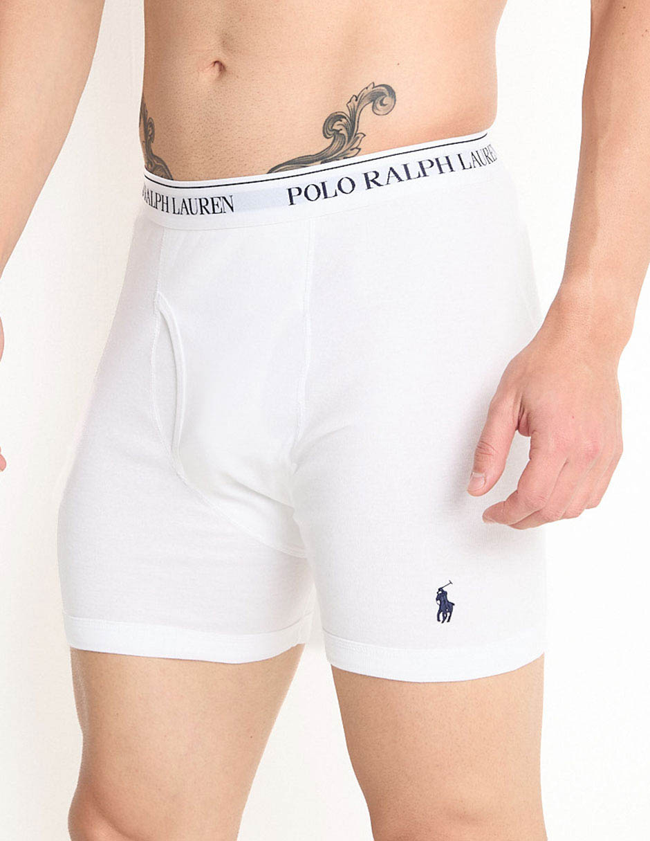 Set bóxer brief Polo Ralph Lauren de algodón para hombre 3 piezas