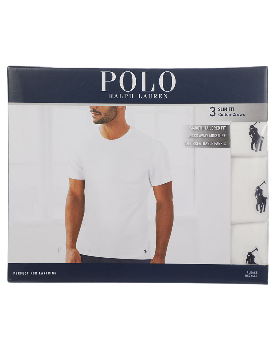 Set camiseta Polo Ralph Lauren cuello redondo para hombre