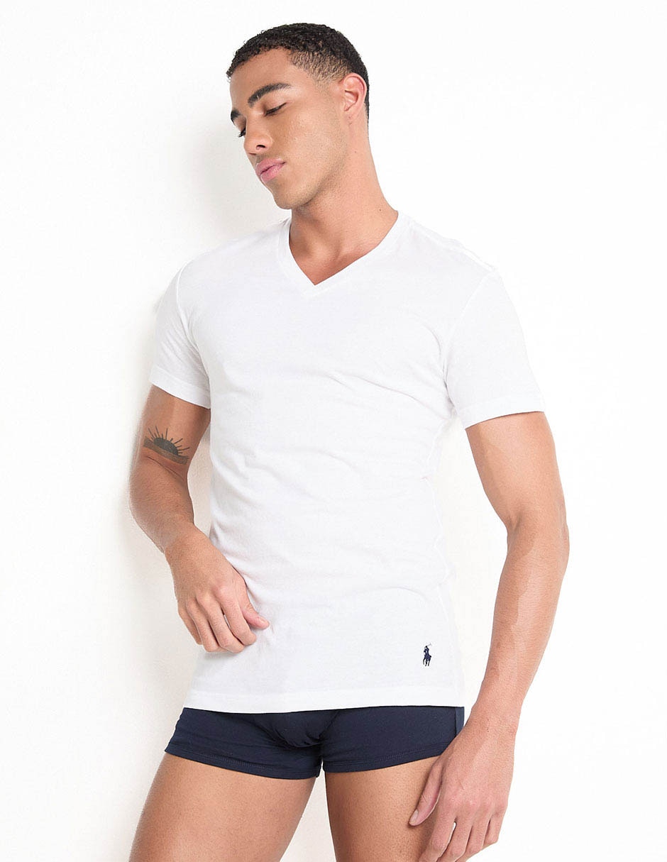 Set camiseta cuello V para hombre Set camiseta cuello V para hombre