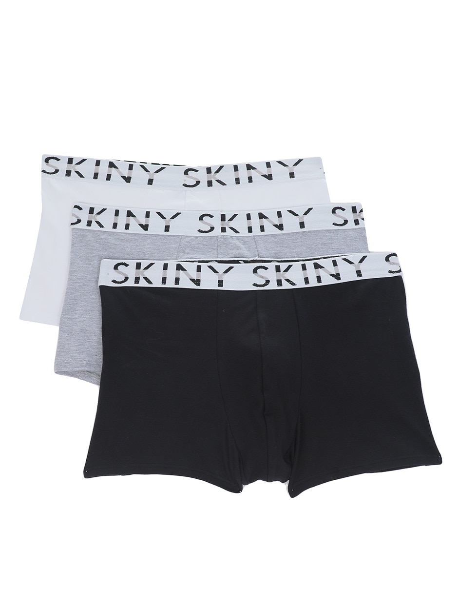 Set bóxer trunk textil para hombre 3 piezas 5