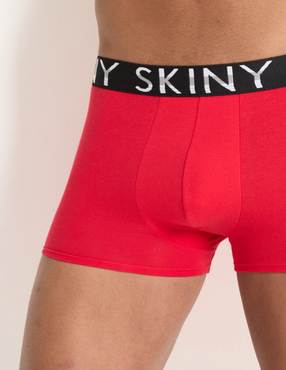 Set bóxer trunk textil para hombre 3 piezas 4