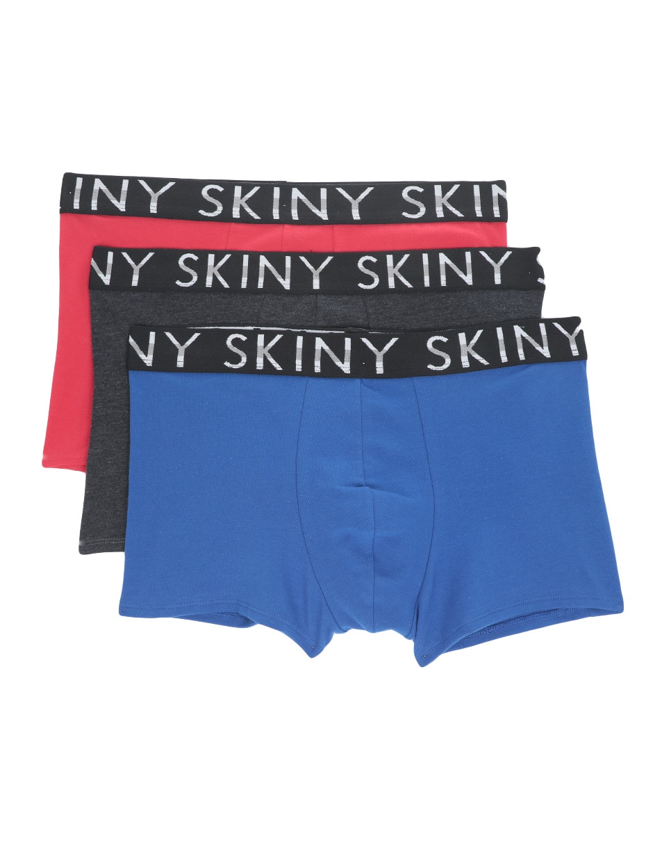 Set bóxer trunk textil para hombre 3 piezas 5