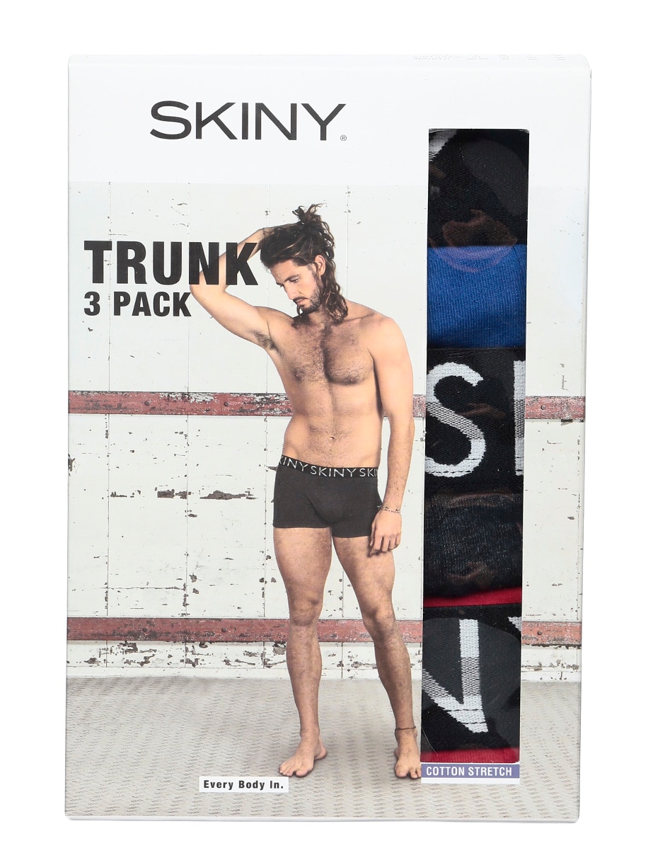 Set bóxer trunk textil para hombre 3 piezas 6