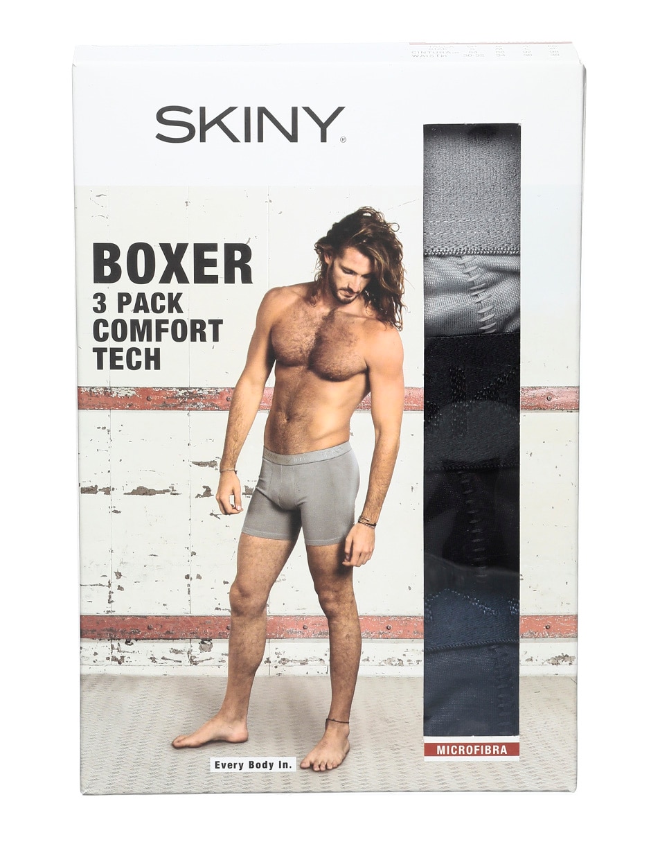 Set bóxer trunk Skiny para hombre 3 piezas