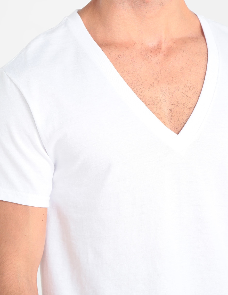 Camiseta Rinbros cuello V para hombre