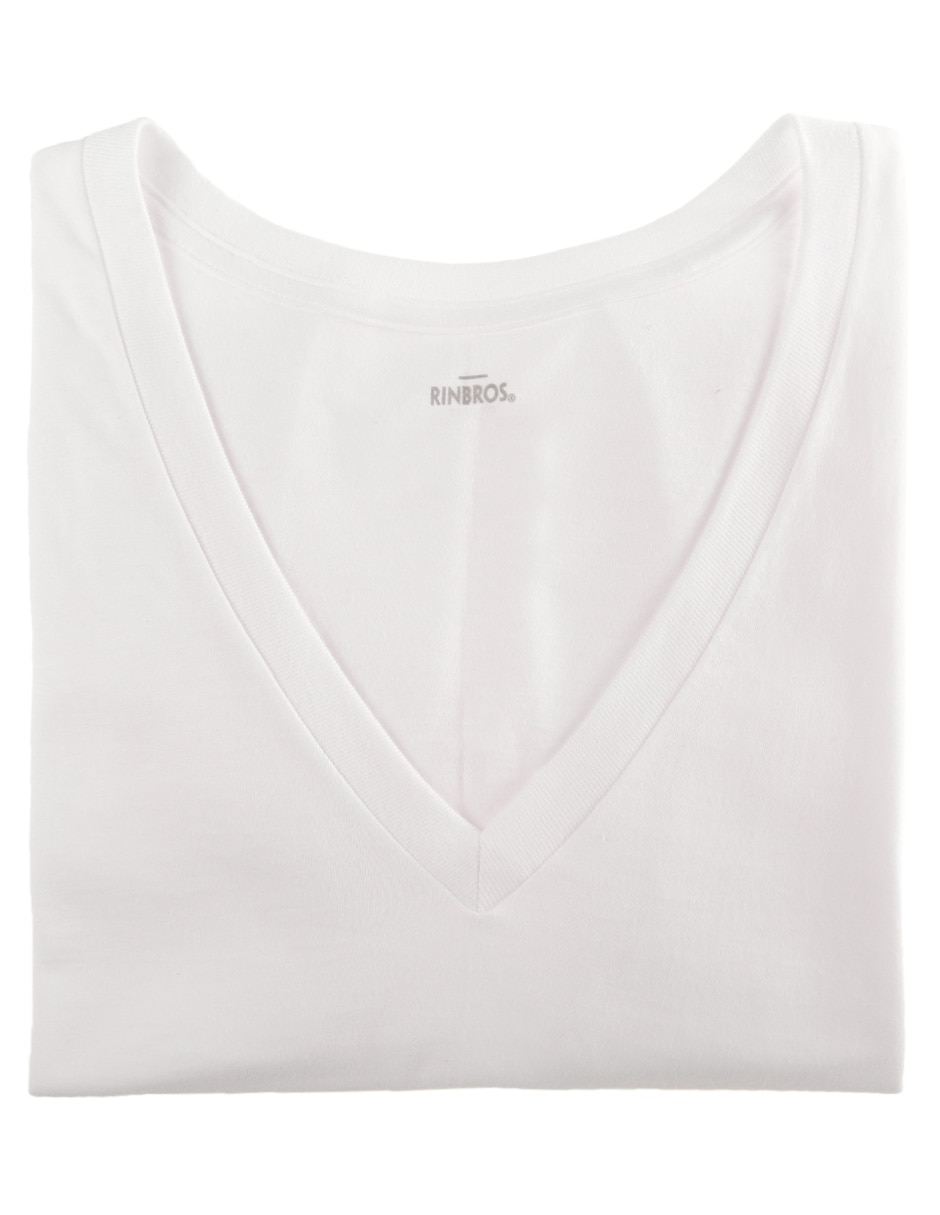 Camiseta Rinbros cuello V para hombre