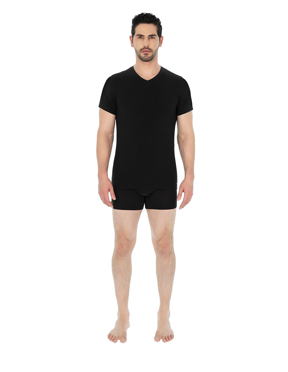Camiseta cuello v para hombre