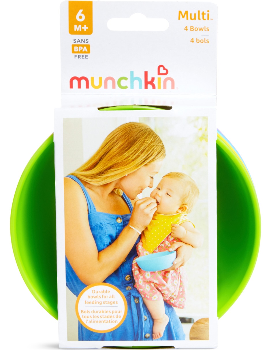 Set bowl Munchkin 4 piezas de plástico