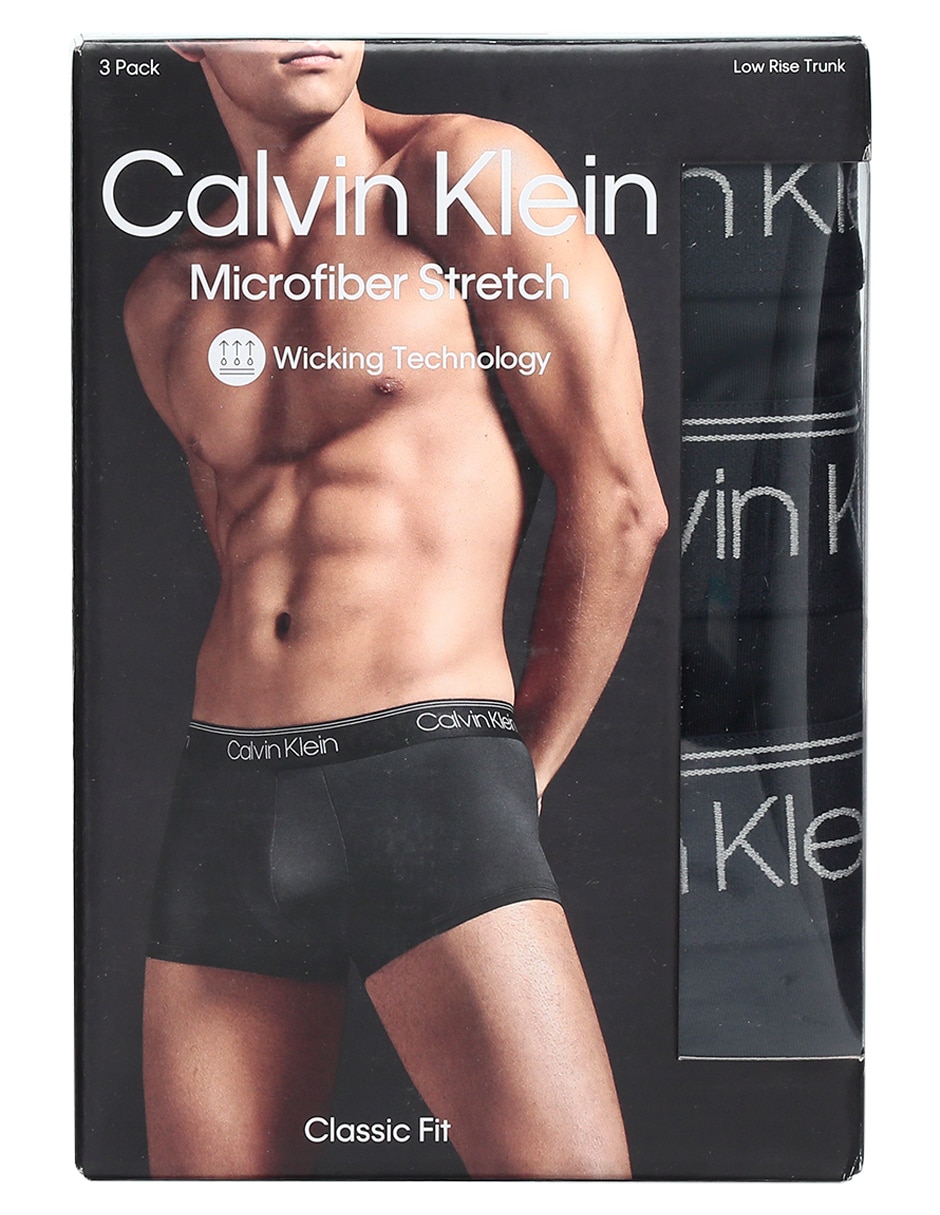 Set bóxer brief Calvin Klein de microfibra para hombre 3 piezas 6