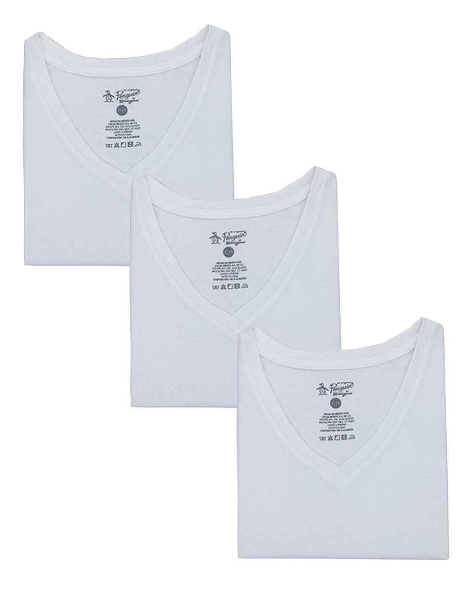 Camiseta Original Penguin cuello V para hombre