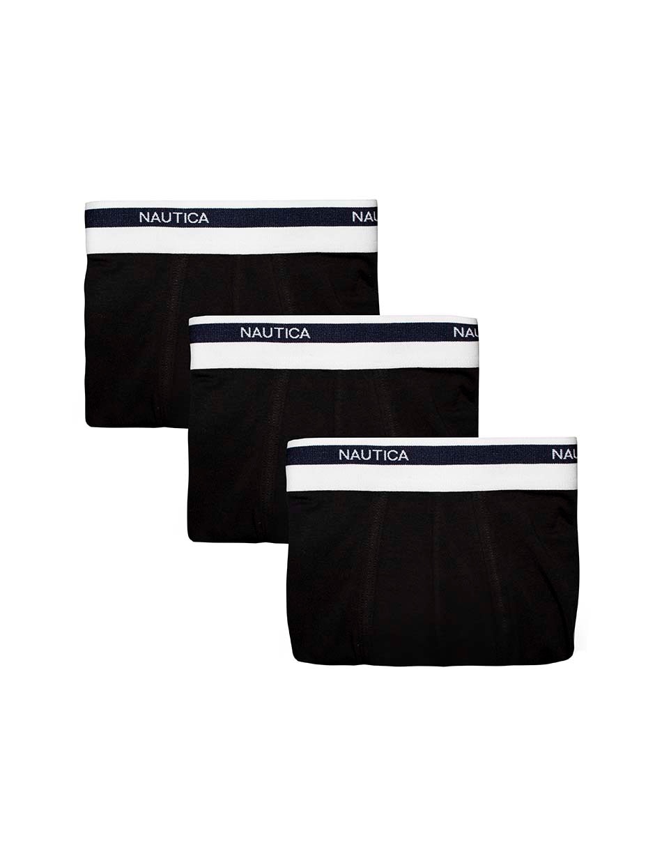 Set bóxer brief de mezcla de materiales para hombre 3 piezas 3