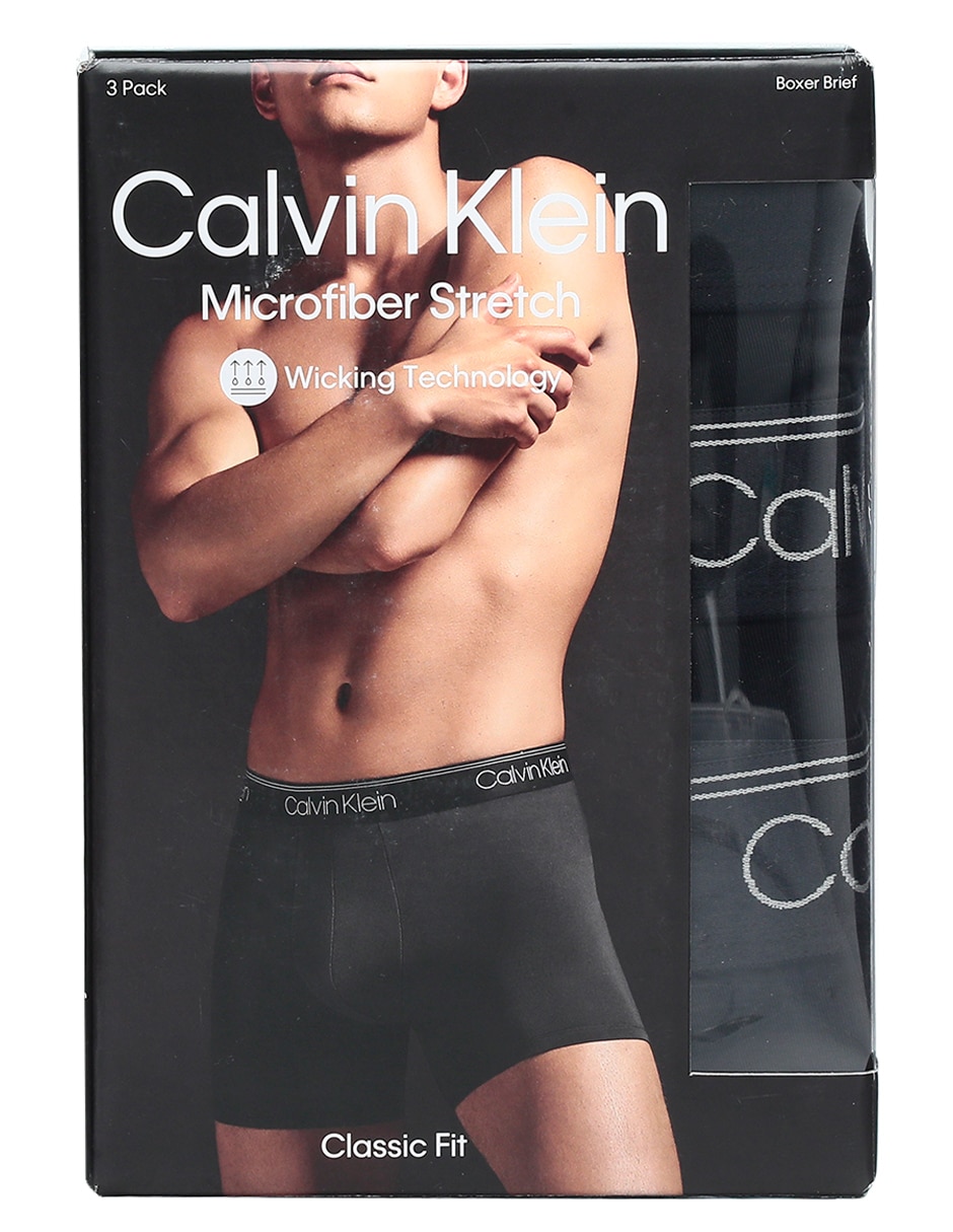 Set bóxer brief Calvin Klein para hombre 3 piezas