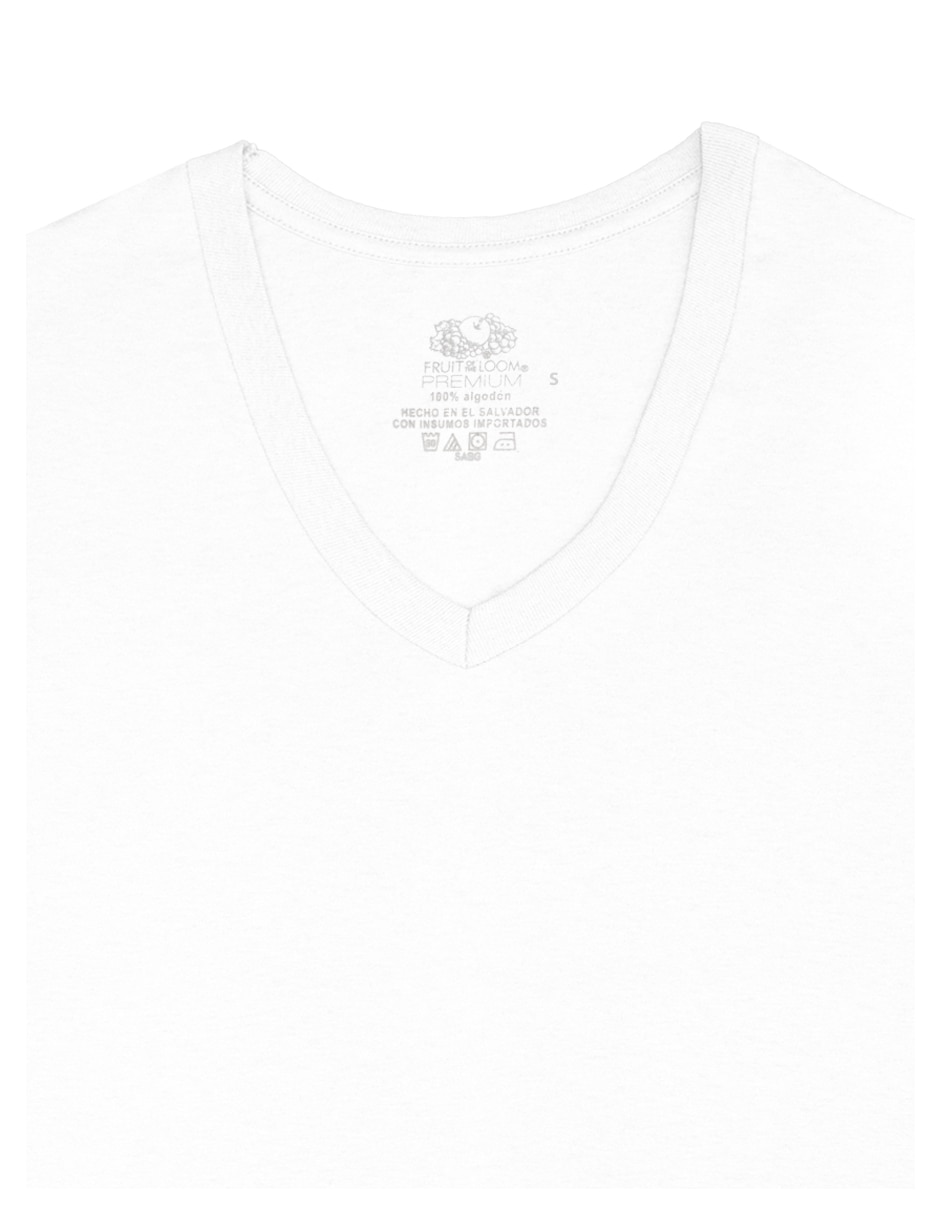 Camiseta Fruit Of The Loom cuello V para hombre