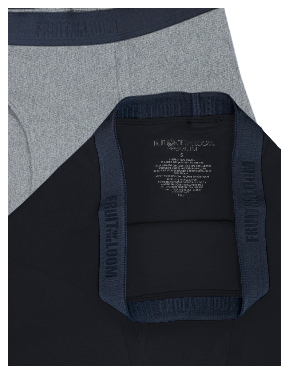 Set bóxer brief de algodón para hombre 3 piezas 2