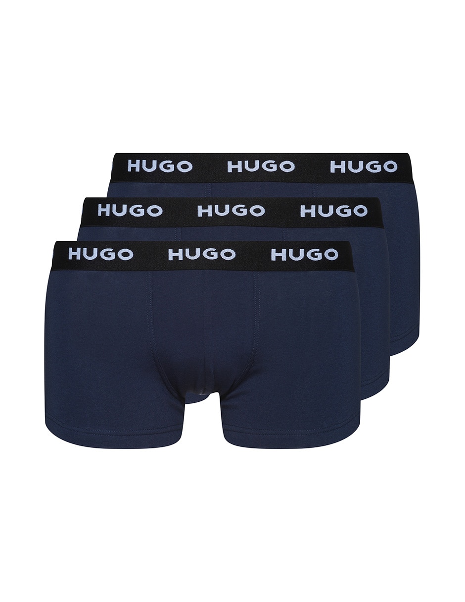 Set bóxer trunk hugo de algodón para hombre 3 piezas