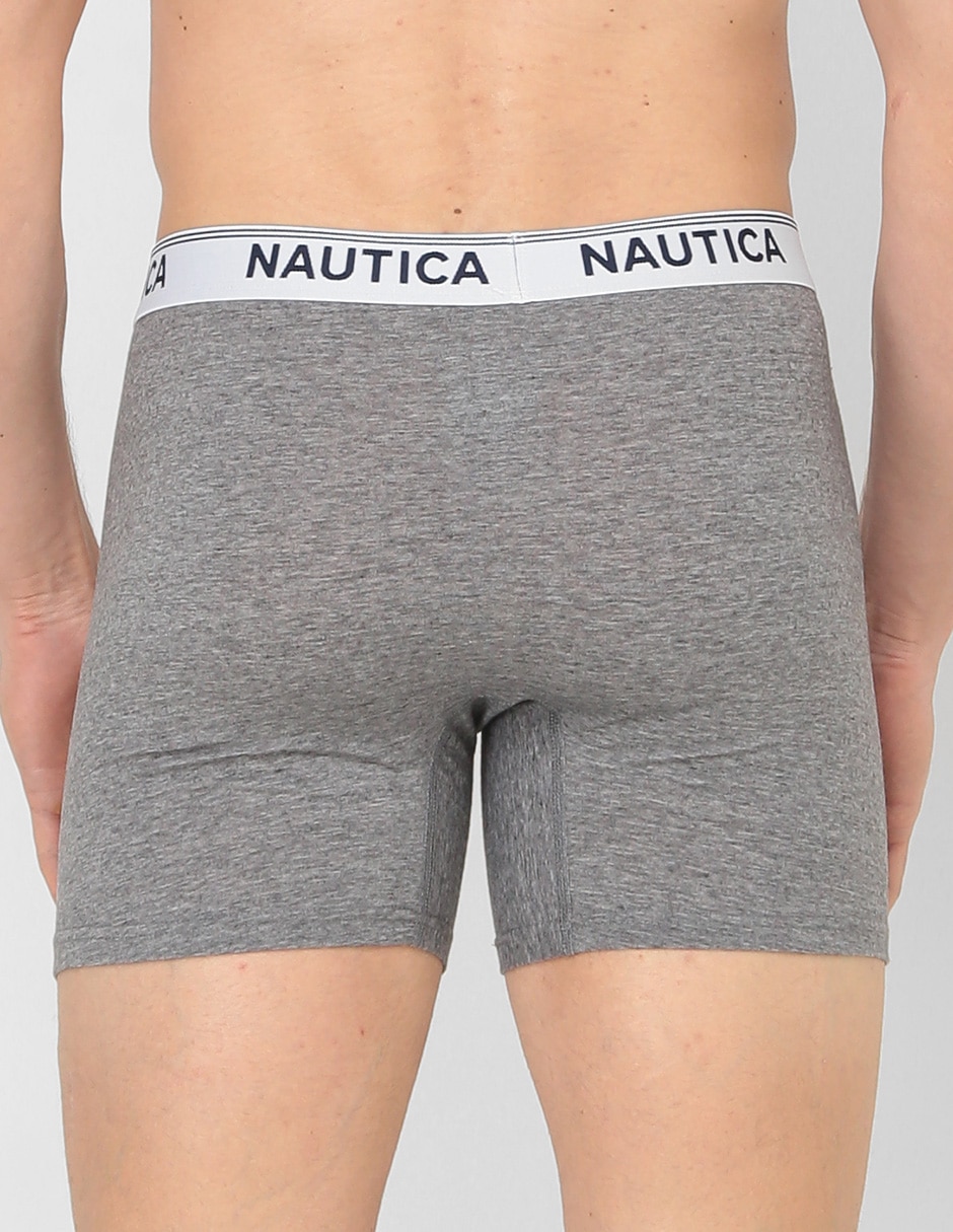 Set bóxer brief Nautica de poliéster para hombre 3 piezas