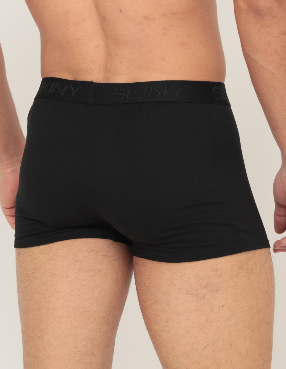 Set bóxer trunk de poliéster para hombre 3 piezas 3