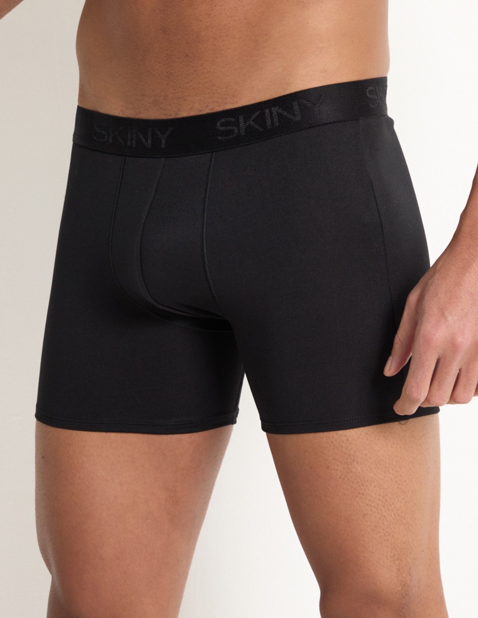 Set bóxer brief de poliéster para hombre 3 piezas 3