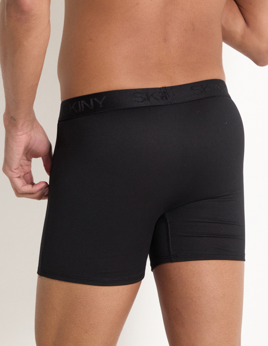 Set bóxer brief de poliéster para hombre 3 piezas 4