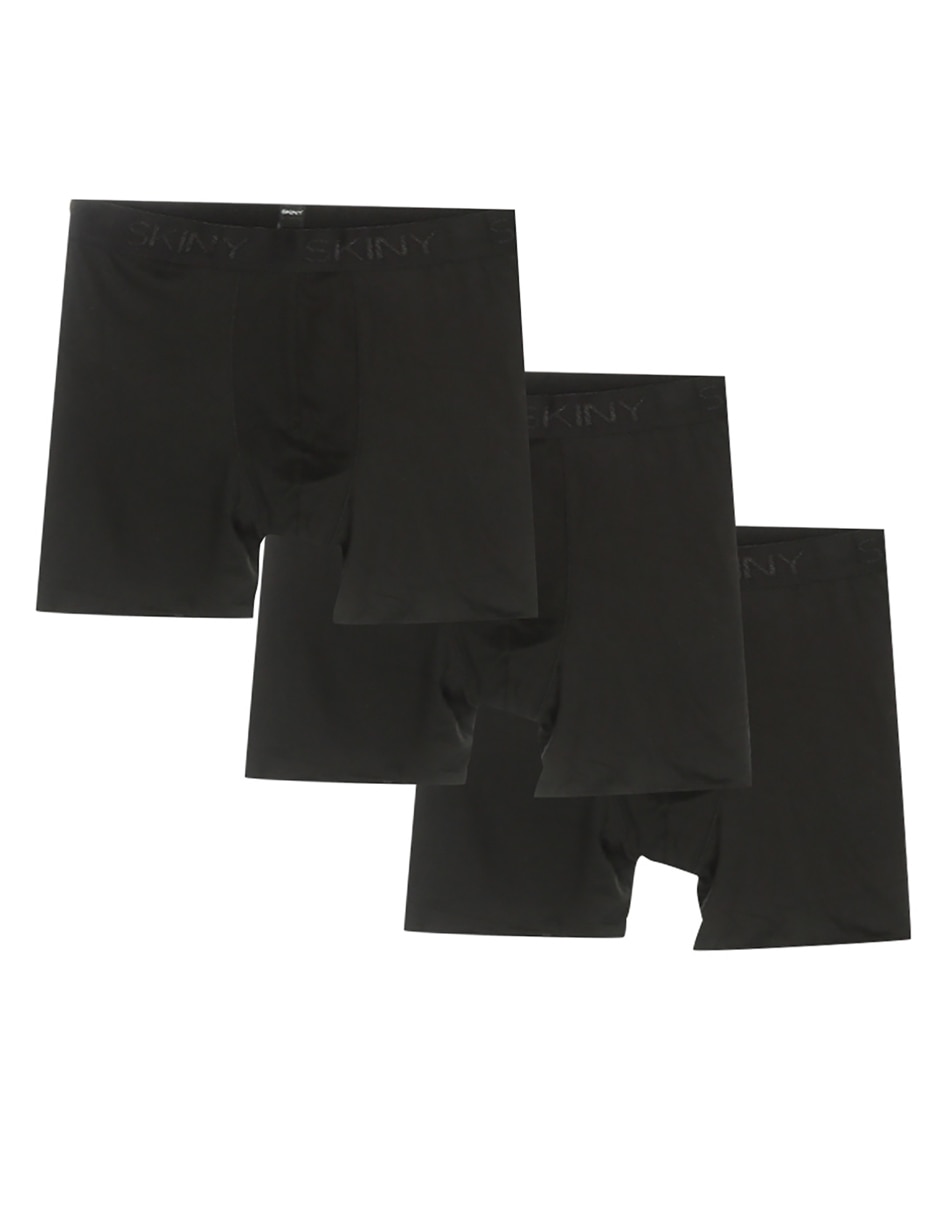 Set bóxer brief de poliéster para hombre 3 piezas 6