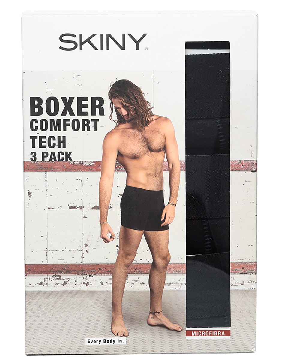 Set bóxer brief de poliéster para hombre 3 piezas 7