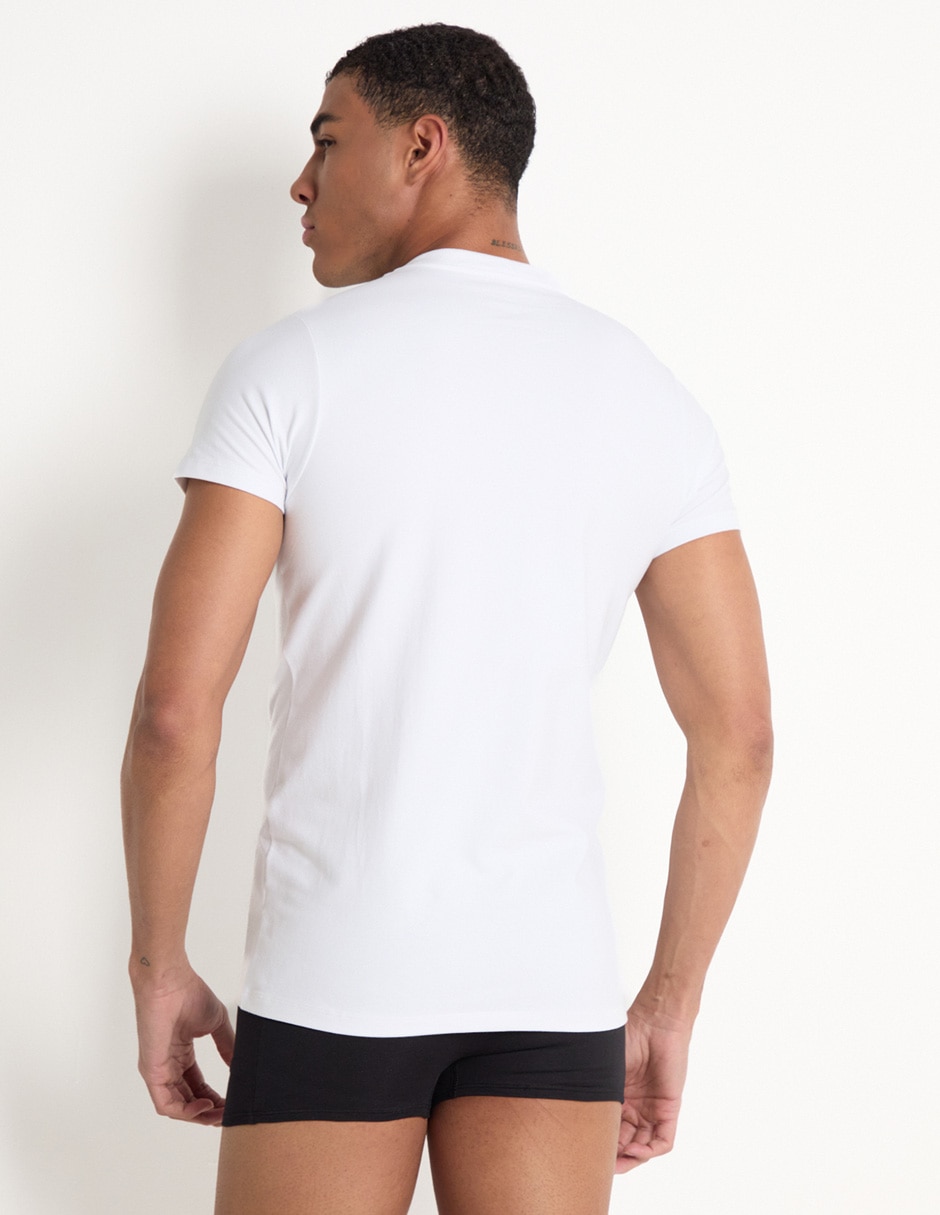 Camiseta cuello v para hombre 5