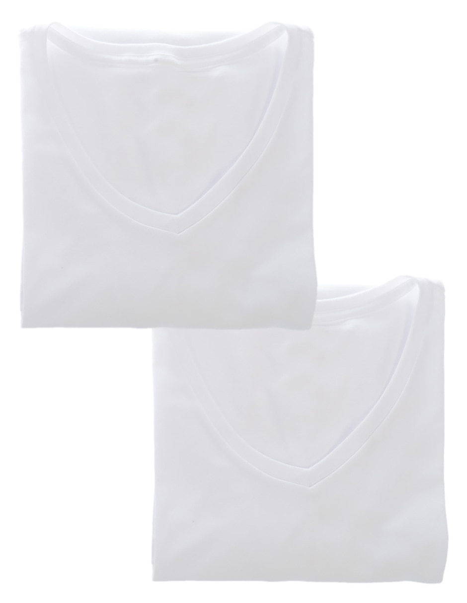 Camiseta cuello v para hombre 2
