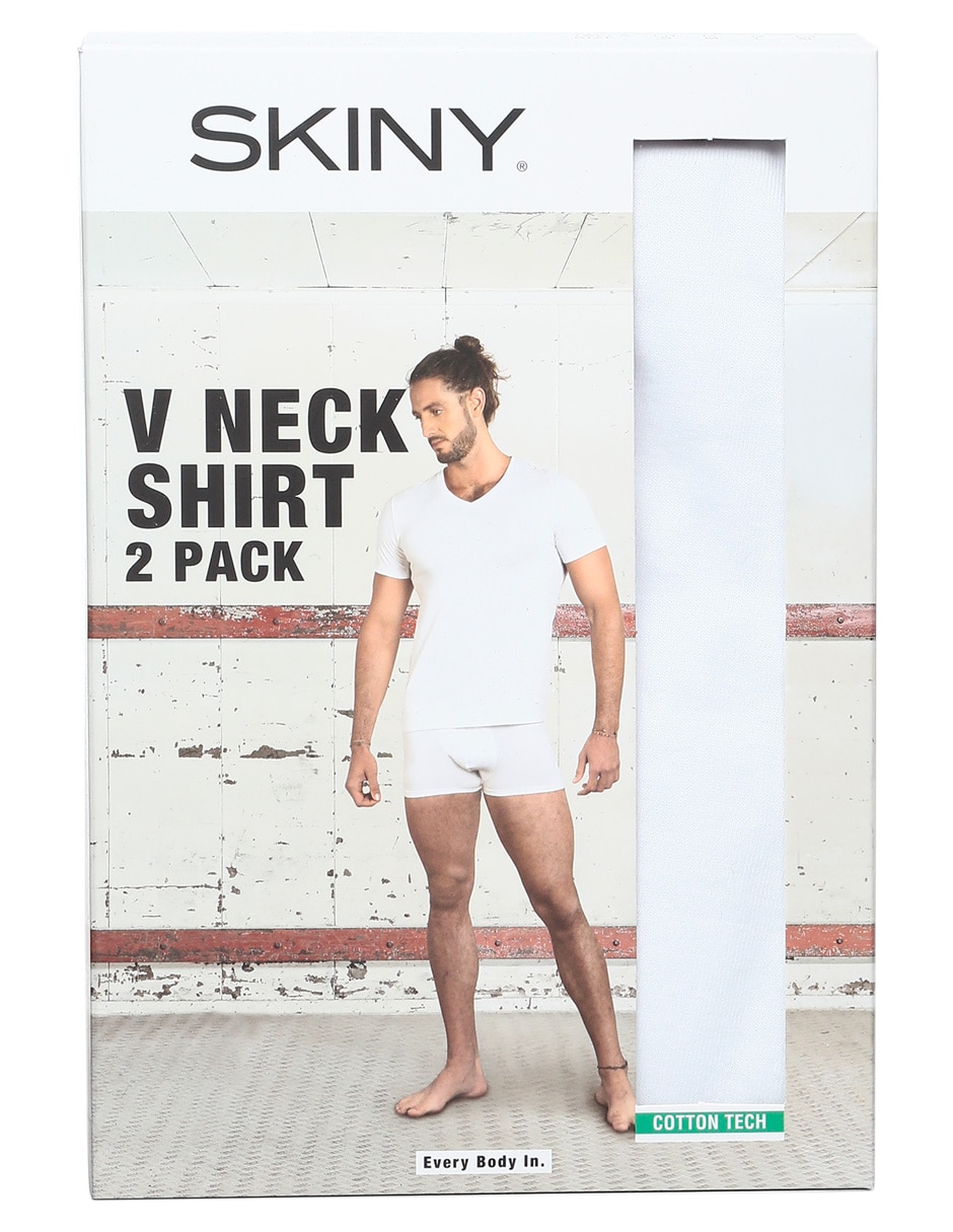 Camiseta cuello v para hombre 6