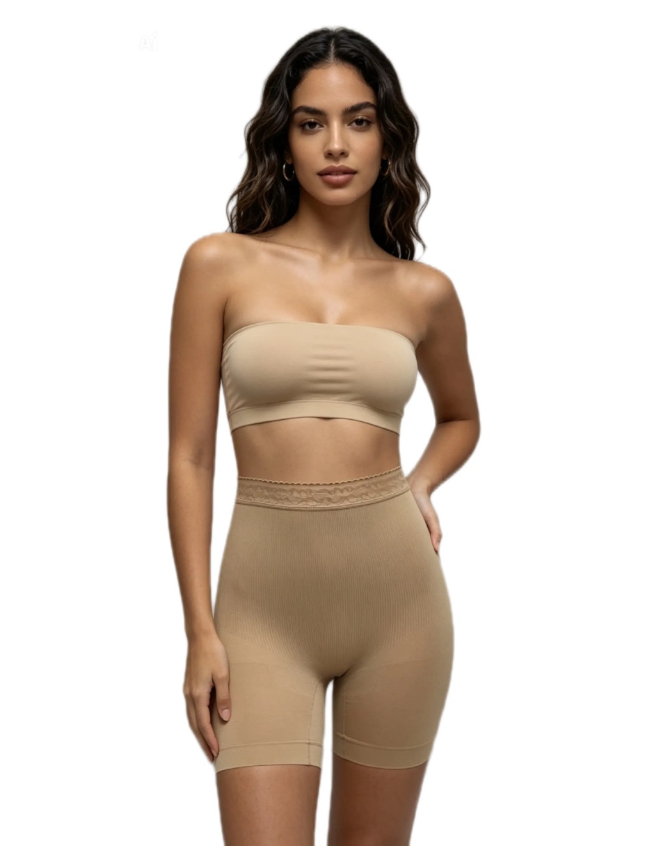 Faja tipo short con compresión alta para mujer Faja tipo short con compresión alta para mujer