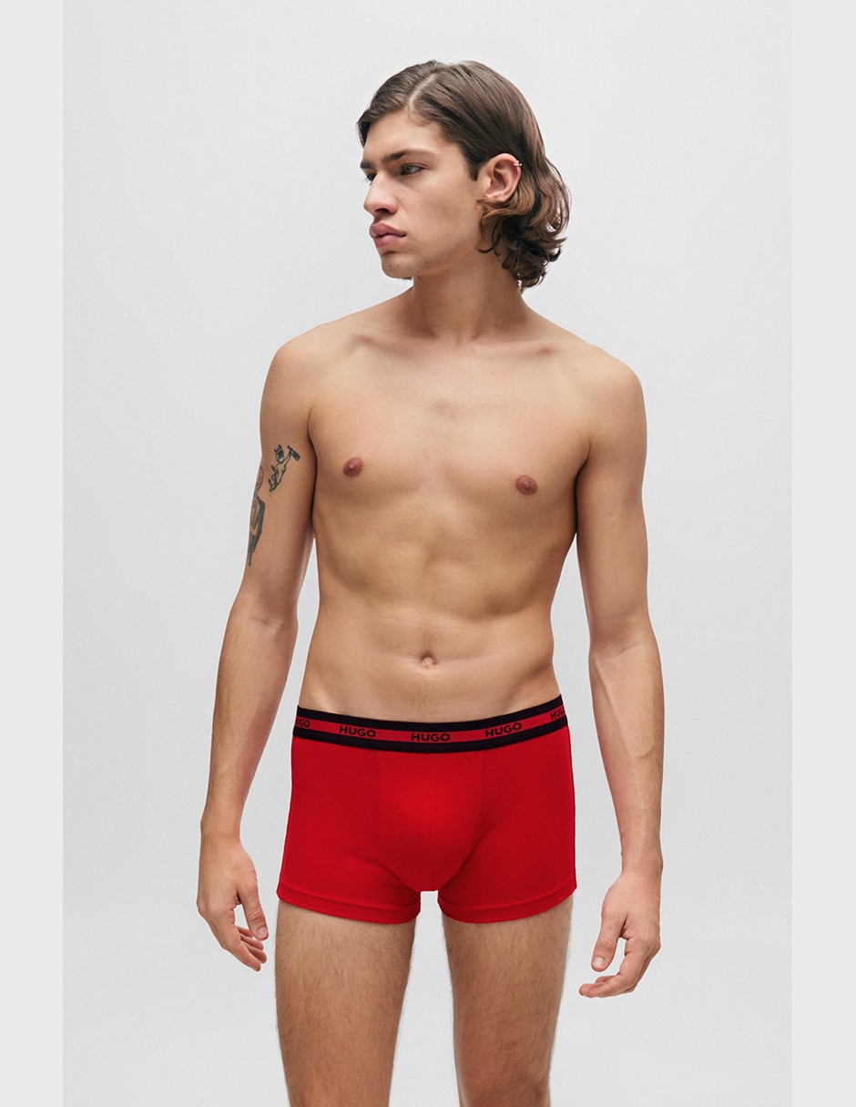 Set bóxer trunk de algodón para hombre 3 piezas Set bóxer trunk de algodón para hombre 3 piezas