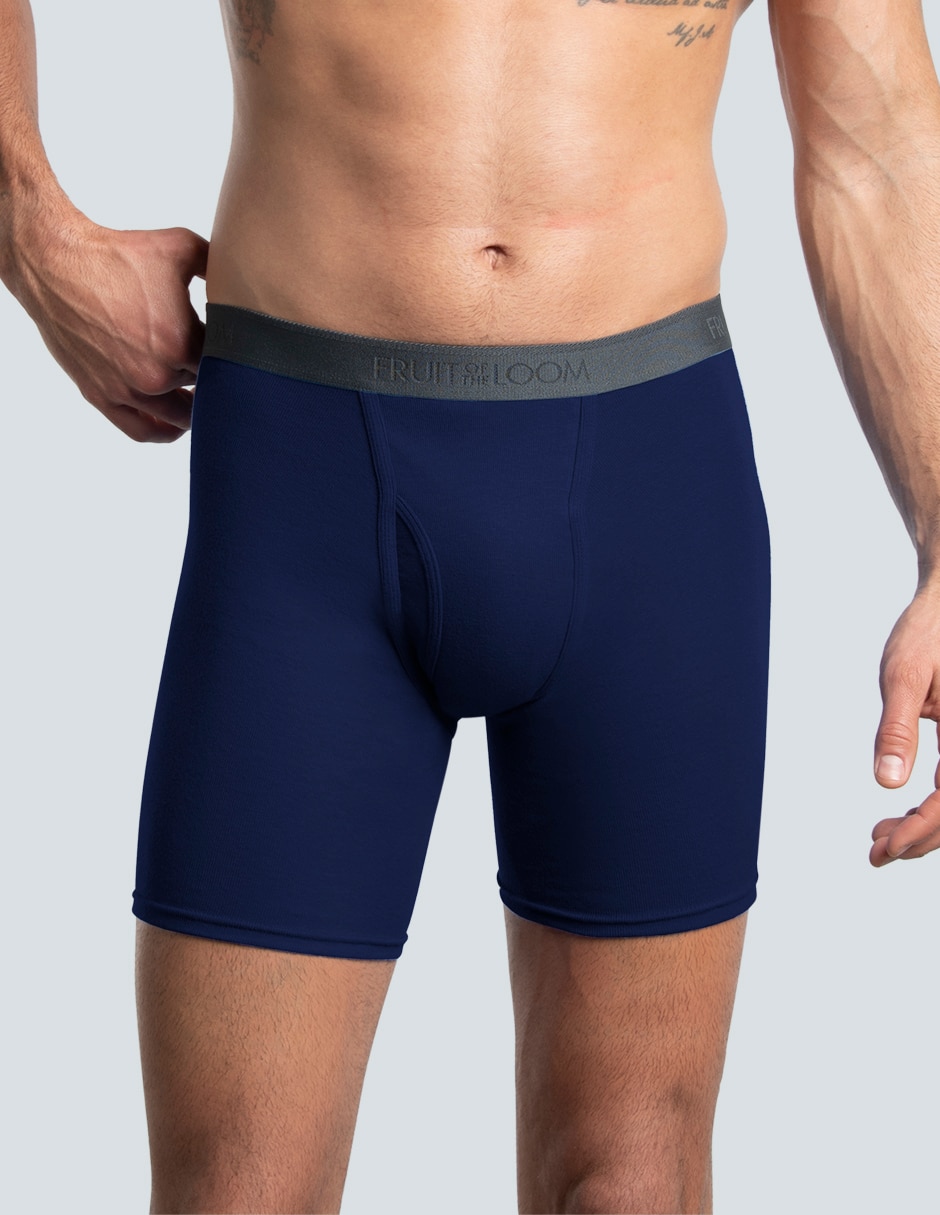 Set bóxer brief Fruit Of The Loom de algodón para hombre 3 piezas