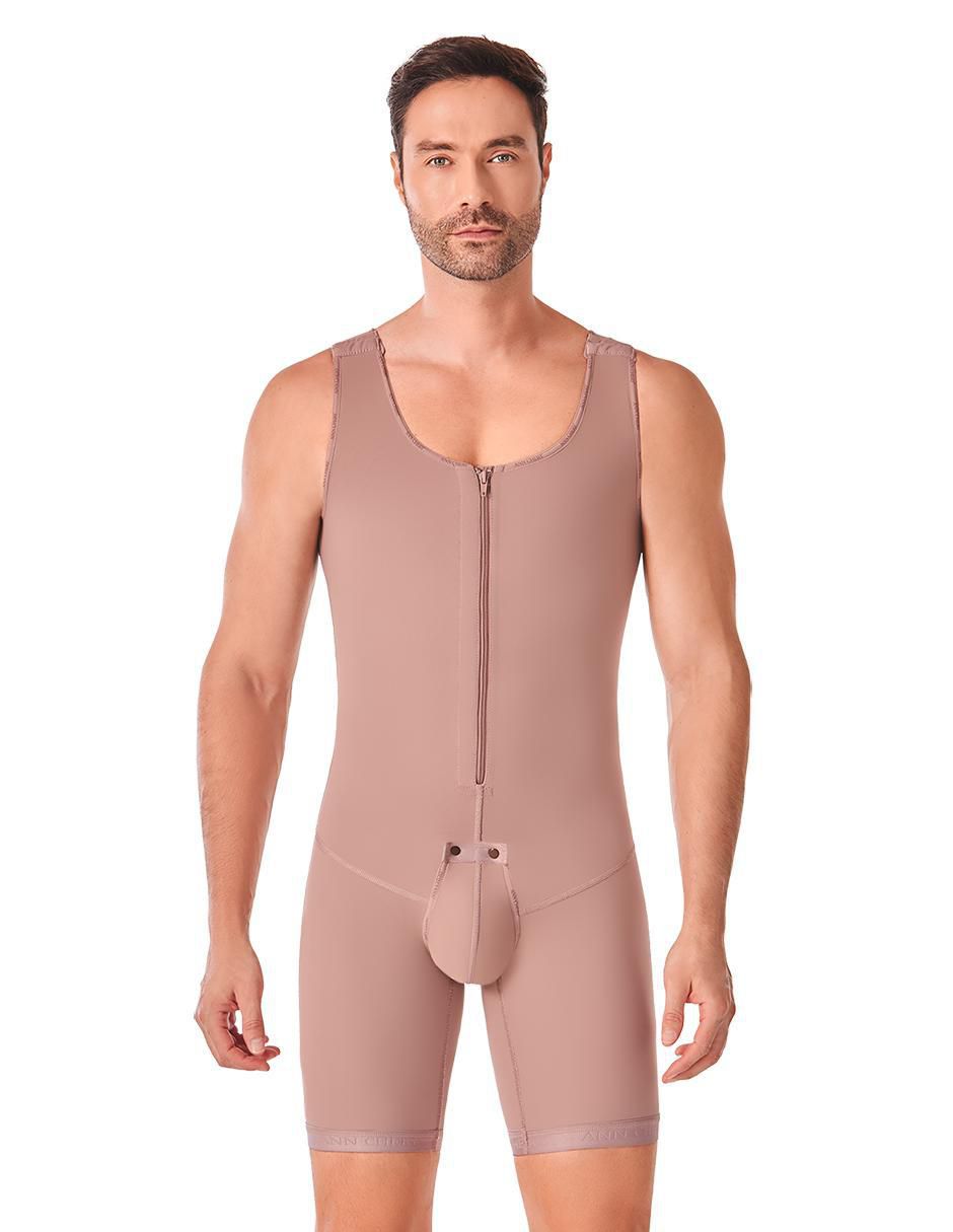 Faja postoperatoria con compresión media para hombre