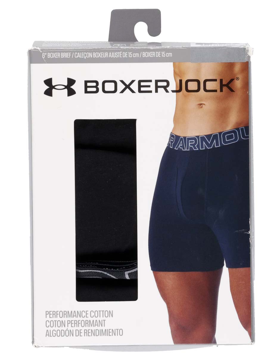 Boxer brief under armour de algodón para hombre 3 piezas