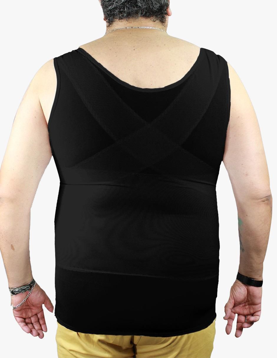 Camiseta tipo faja con compresión media para hombre 5