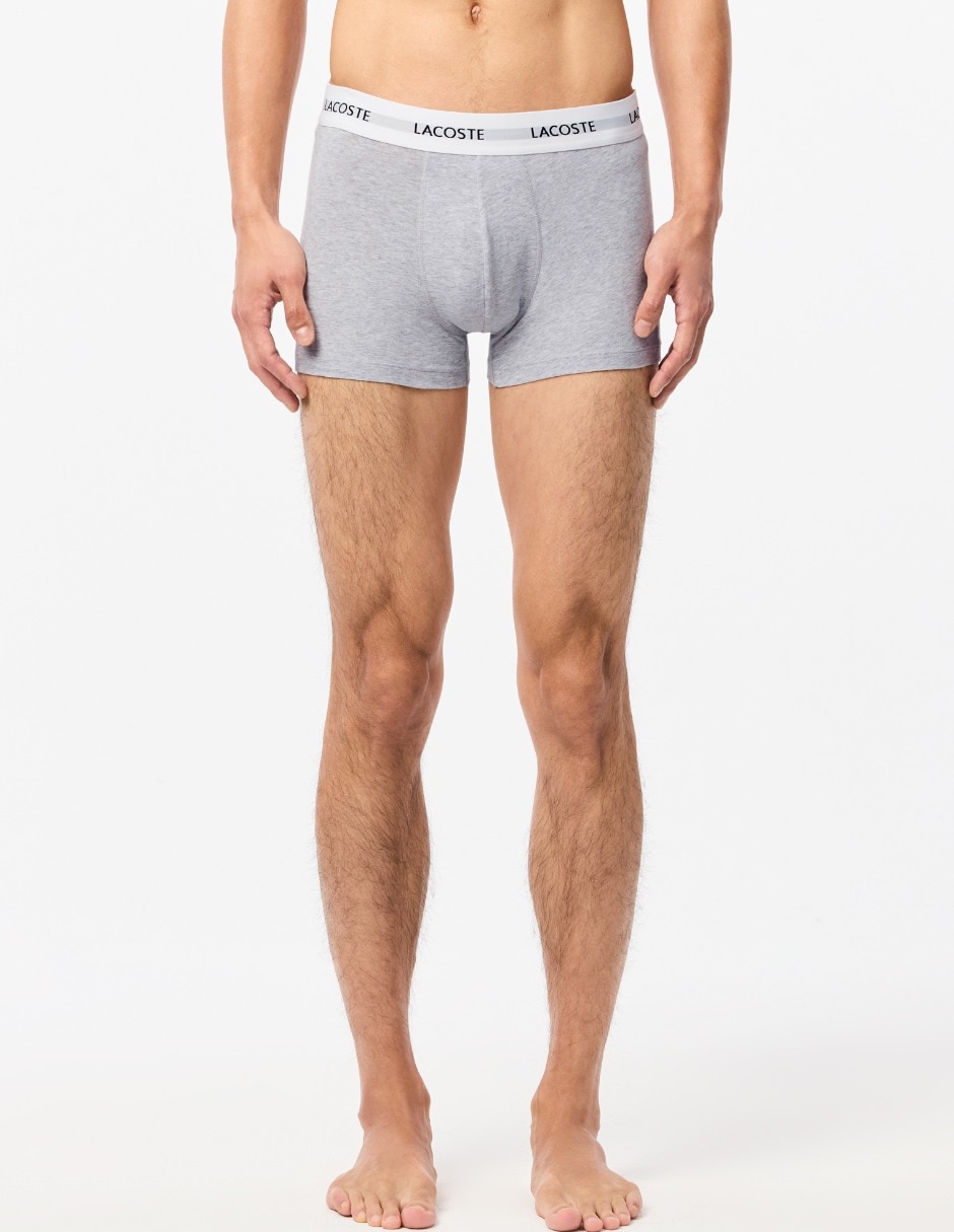 Set bóxer brief Lacoste de algodón para hombre 3 piezas