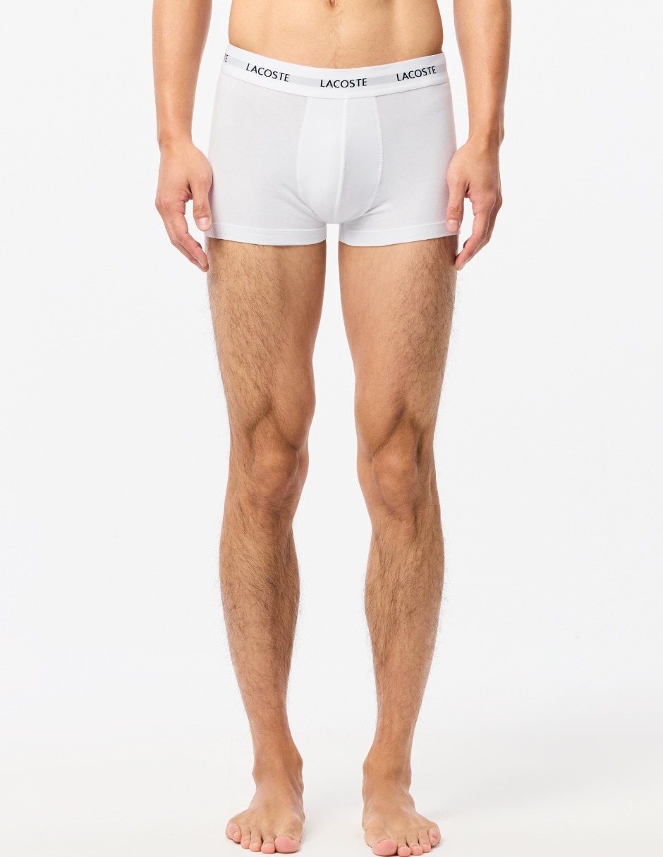 Set bóxer brief Lacoste de algodón para hombre 3 piezas