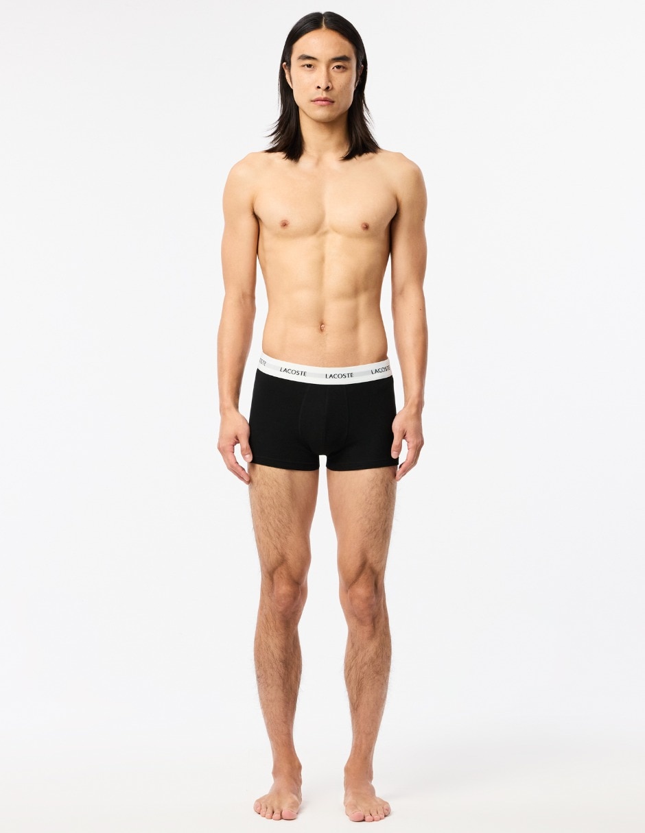 Set bóxer brief Lacoste de algodón para hombre 3 piezas
