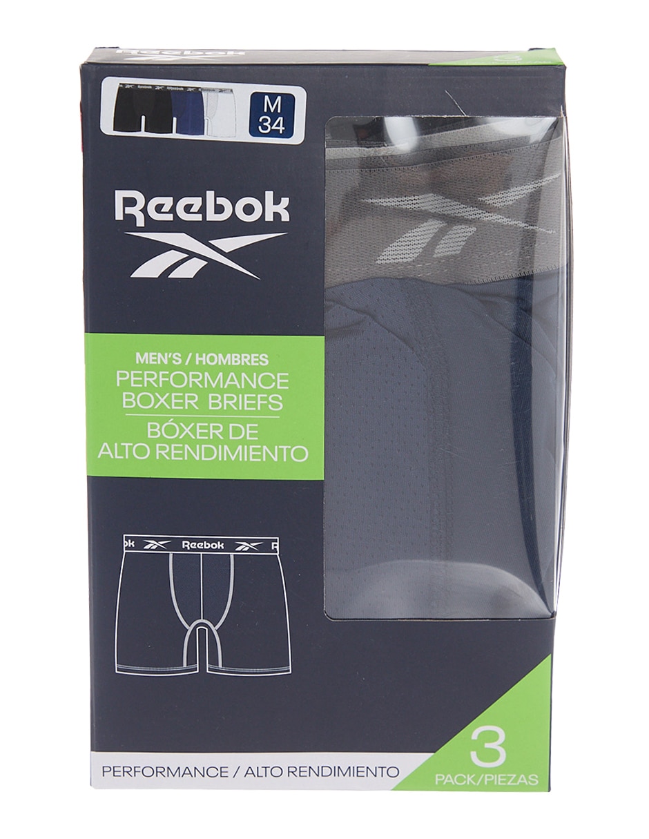 Set bóxer brief de poliéster para hombre 3 piezas 6