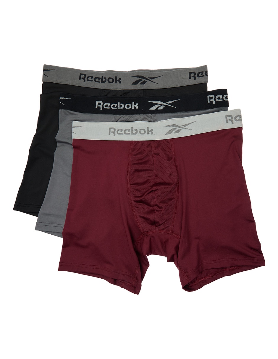 Set bóxer brief de poliéster para hombre 3 piezas 5