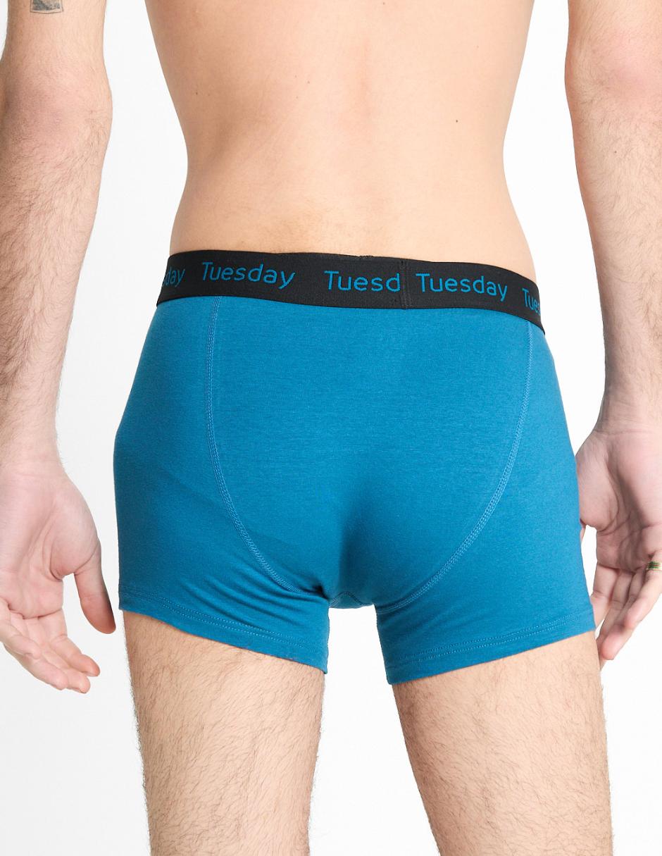 Set de bóxer trunk de algodón para hombre 4