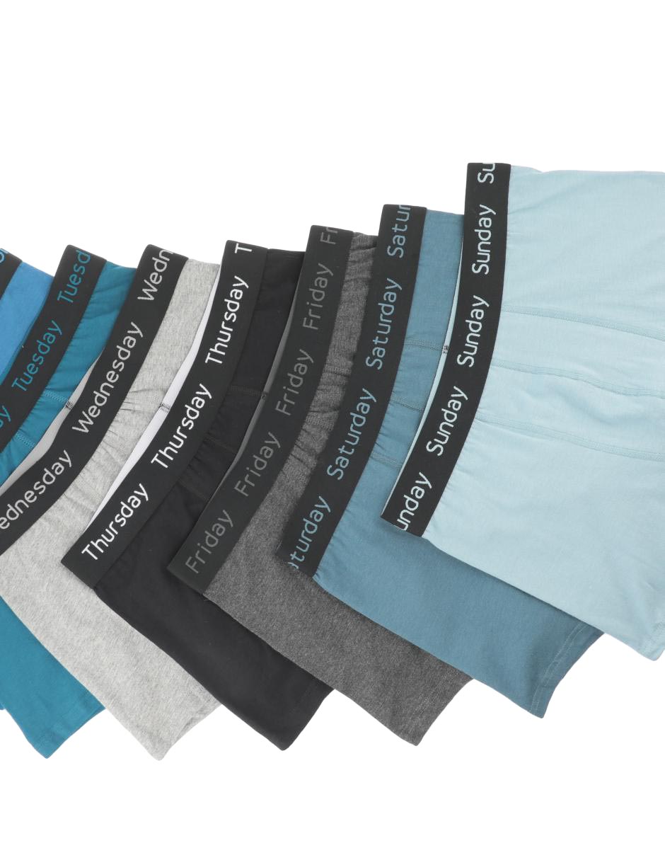 Set de bóxer trunk de algodón para hombre 2