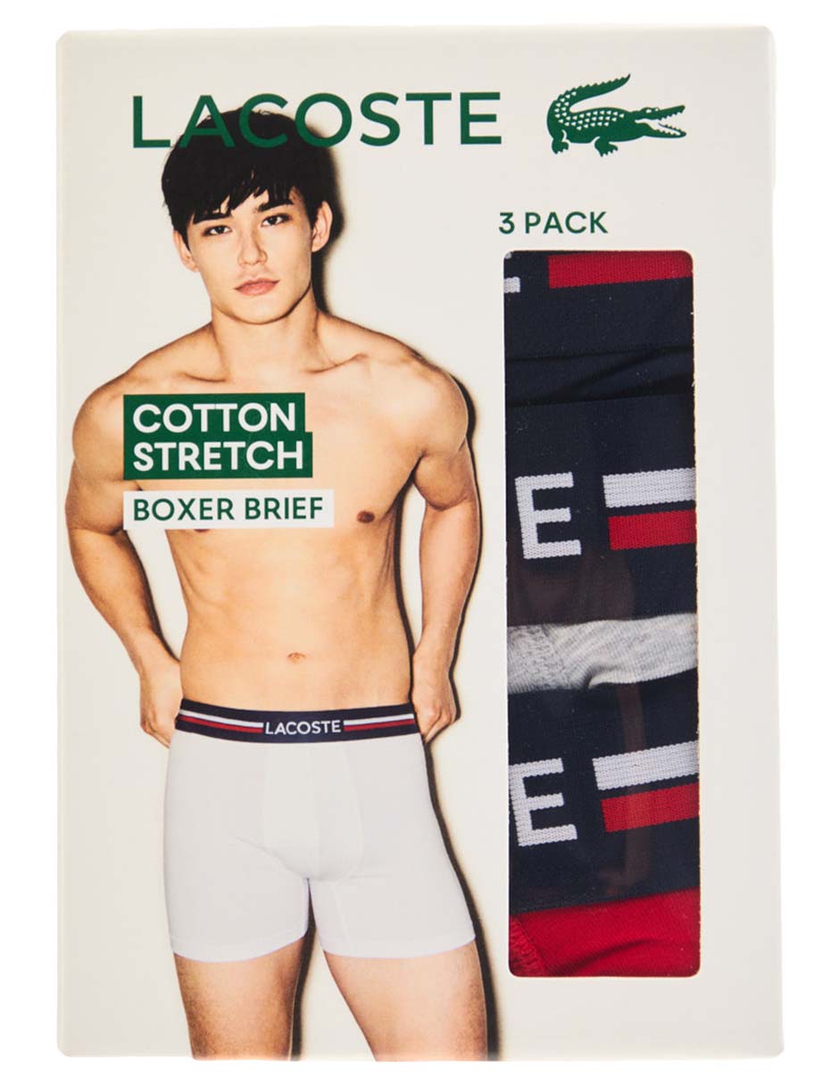 Set bóxer brief de algodón para hombre 3 piezas