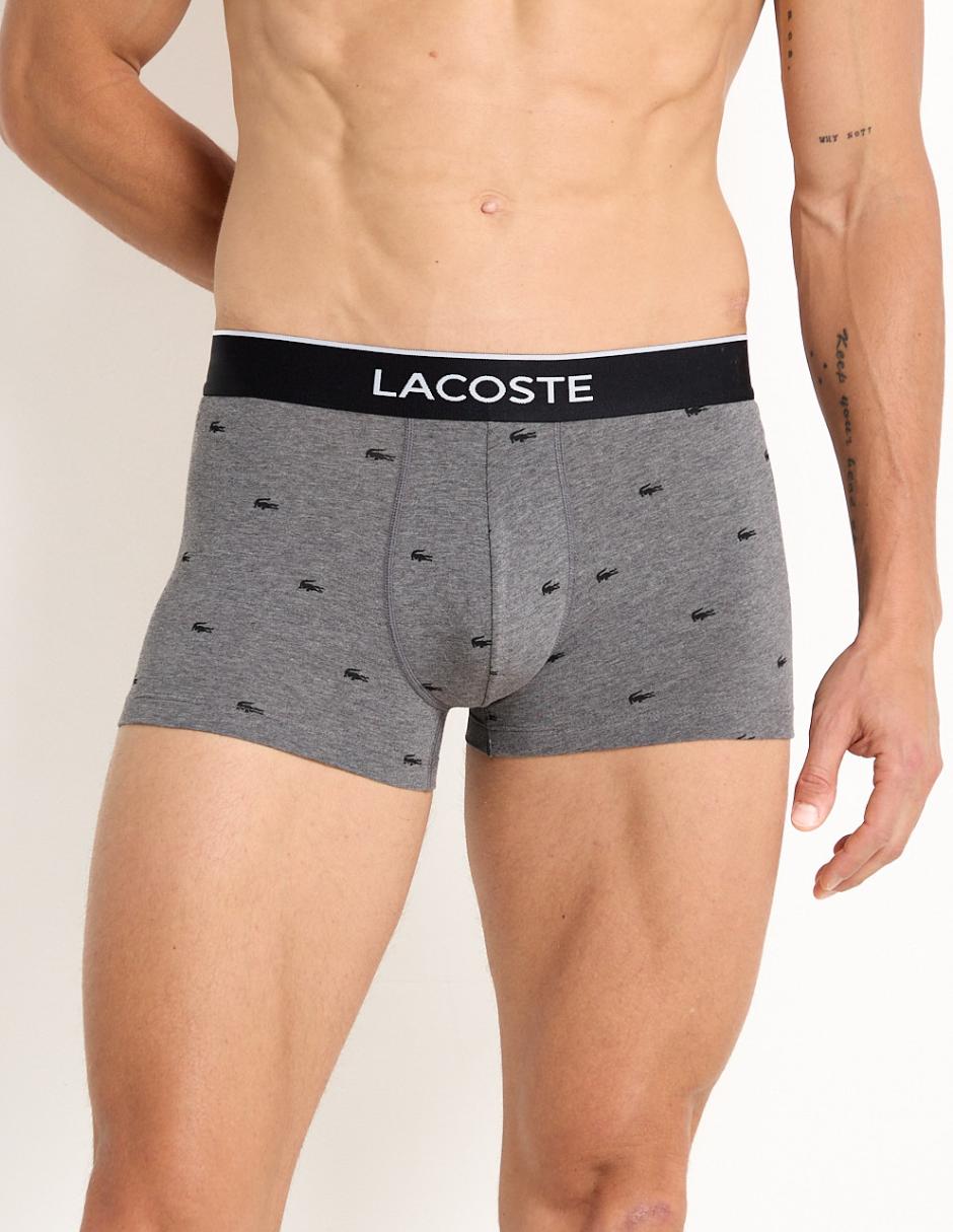 Set bóxer trunk Lacoste de algodón para hombre 3 piezas