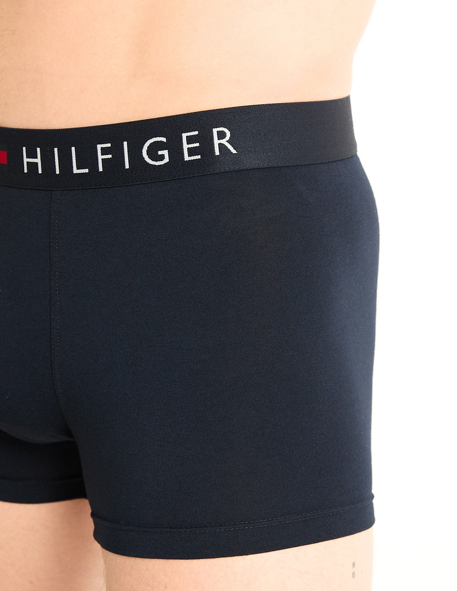 Set bóxer trunk Hilfiger de algodón para hombre 3 piezas 4
