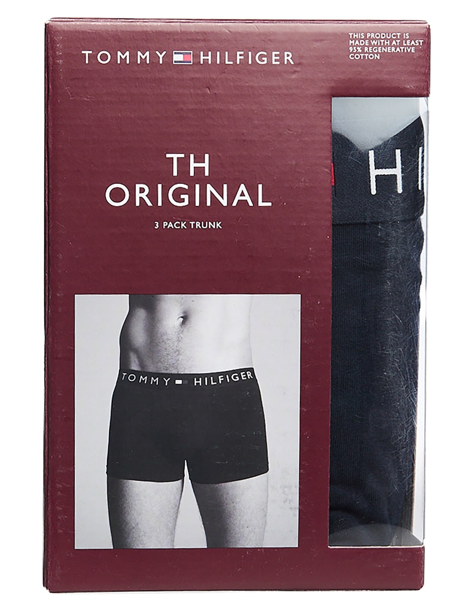 Set bóxer trunk Hilfiger de algodón para hombre 3 piezas 6