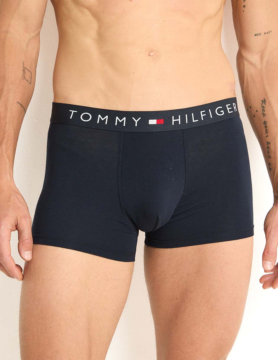 Set bóxer trunk Hilfiger de algodón para hombre 3 piezas 2